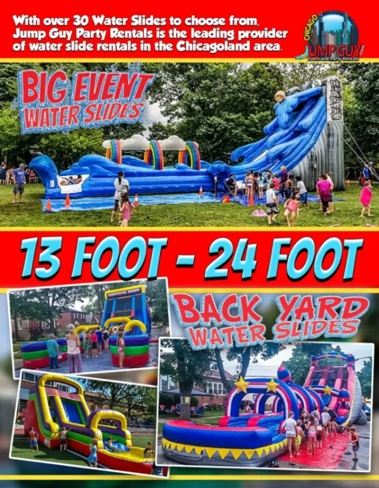 Big Event Backyard Water Slide rental for Mount Prospect IL events in ZIP code 60056