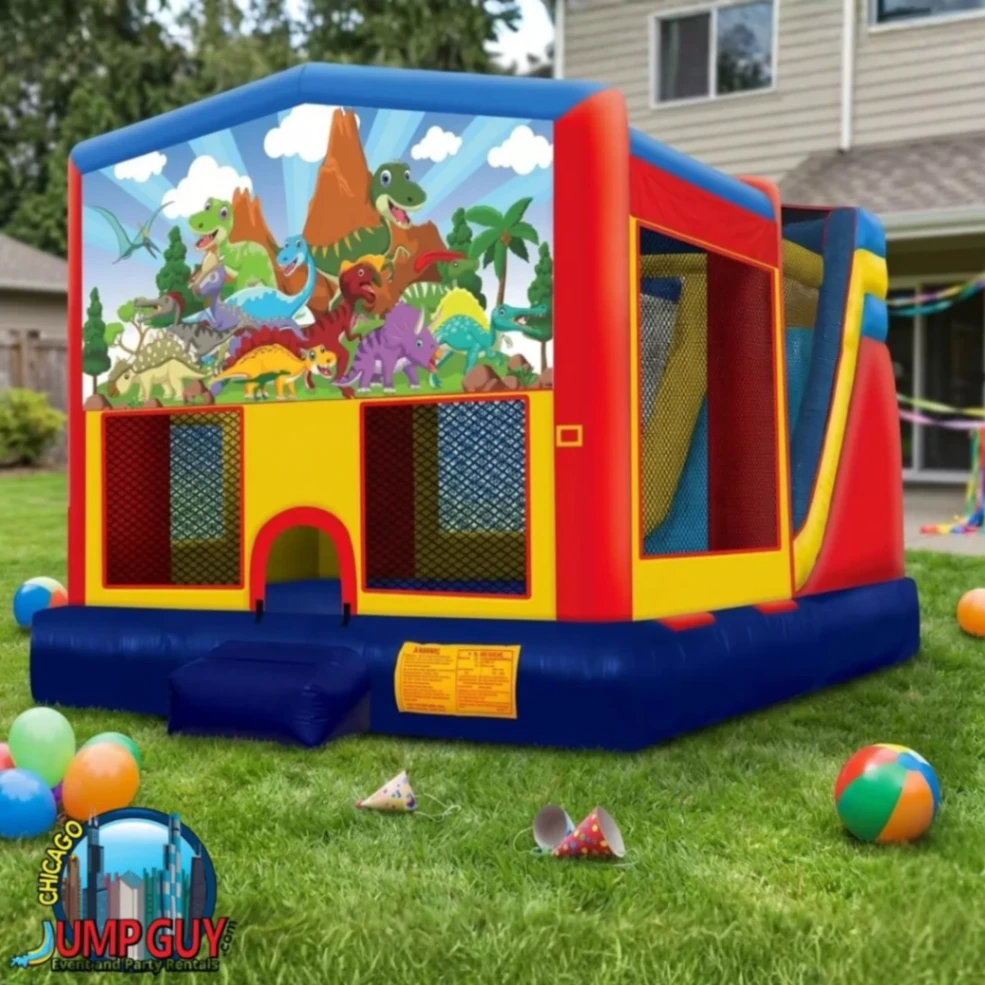 Dinosaur Bounce House rental for Mount Prospect IL events in ZIP code 60056
