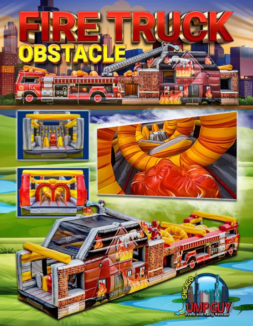 Firetruck Obstacle Course rental for Mount Prospect IL events in ZIP code 60056