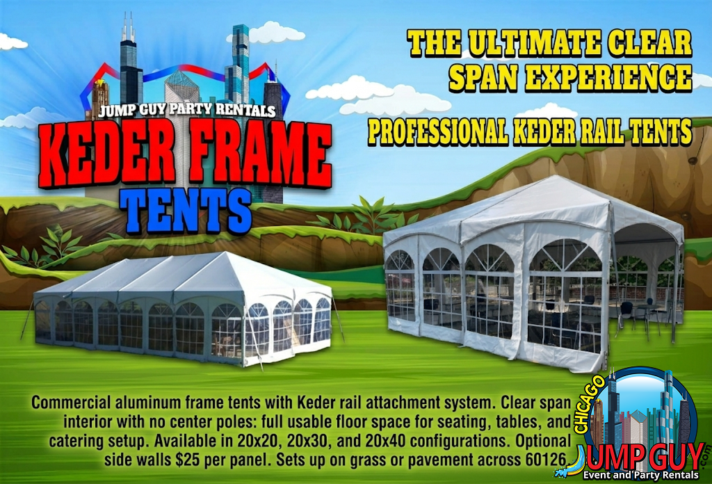 Keder Frame Tent Grid rental for Mount Prospect IL events in ZIP code 60056