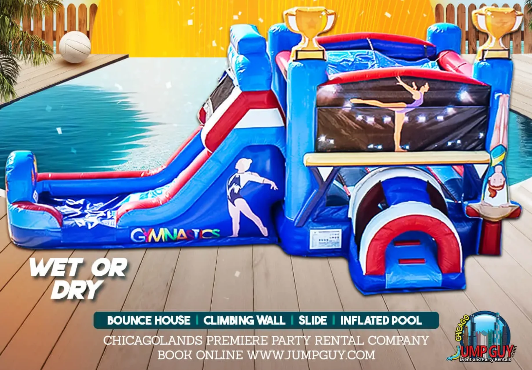 Themed Bounce House Grid rental for Mount Prospect IL events in ZIP code 60056