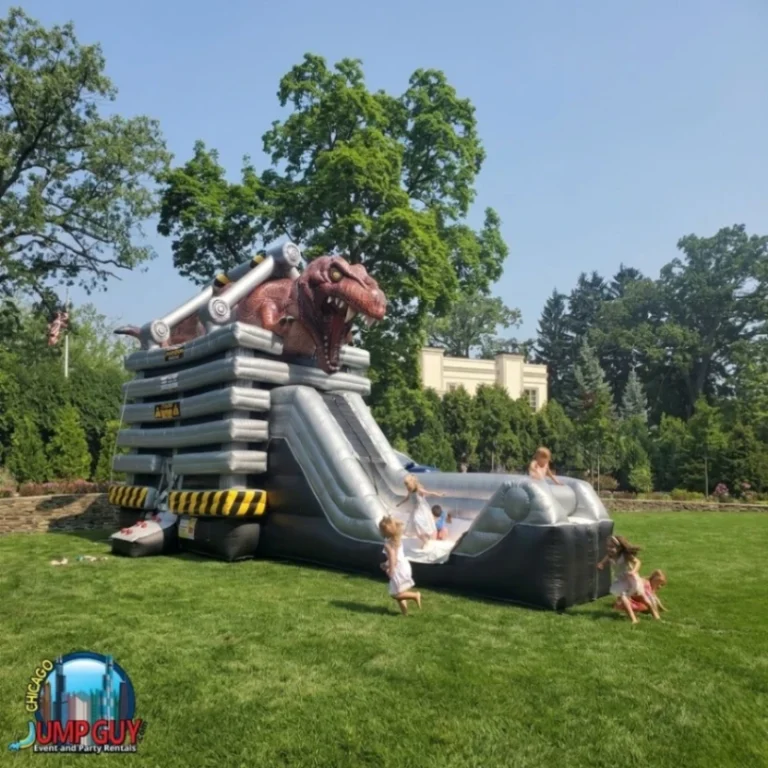 Trex Dinosaur Bounce Slide Dry rental for Mount Prospect IL events in ZIP code 60056